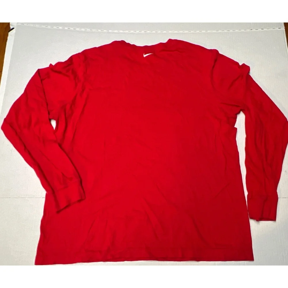 Ohio State Women's Lacrosse NIKE Long Sleeve T-Shirt Women's SZ LG Red‎